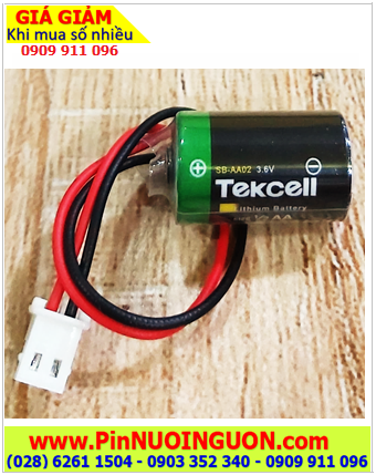 TEKCELL SB-AA02, Pin Lập trình KTS DELTA Tekcell SB-AA02 lithium 3.5v 1/2AA 1200mAh (ZẮC CẮM)